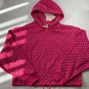 KAPPA AUTHENTIC PINK DRAWSTRING HOODIE WOMENS MEDIUM SAMPLE / LIMITED / RARE